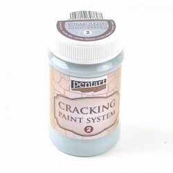 Cracking Paint System Step 2 - Pentart 100ml  - Country Blue